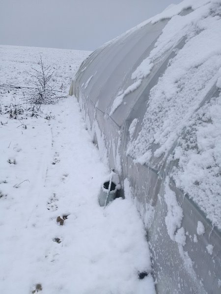 la neige est encore bien présente