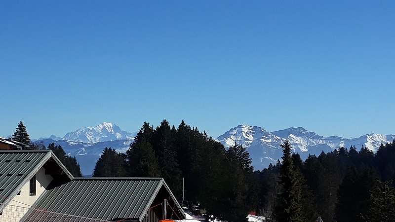 une partie de la chaine du Mont blanc