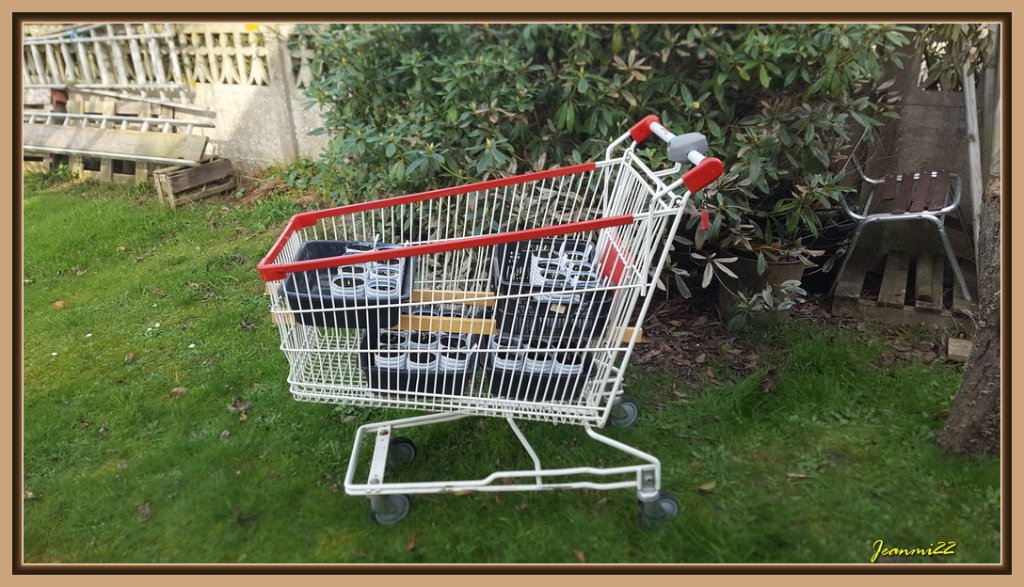 Départ de la station de rempotage