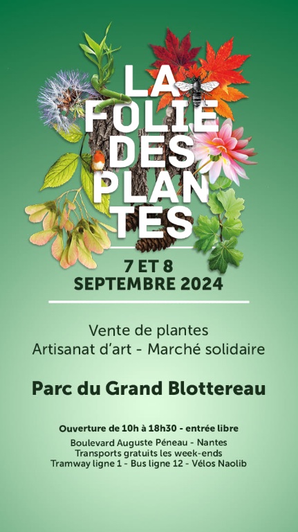 Affiche Folie des Plantes NANTES 2024