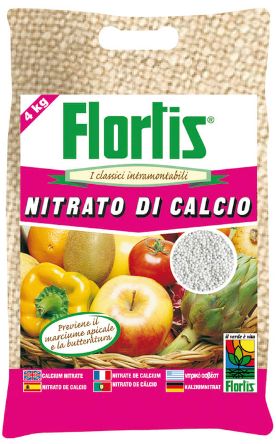 Concime per orto Nitrato di calcio Flortis 4 kg prezzi e offerte online Leroy Merlin.png
